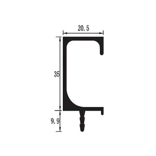 Aluminium G Handle Economy