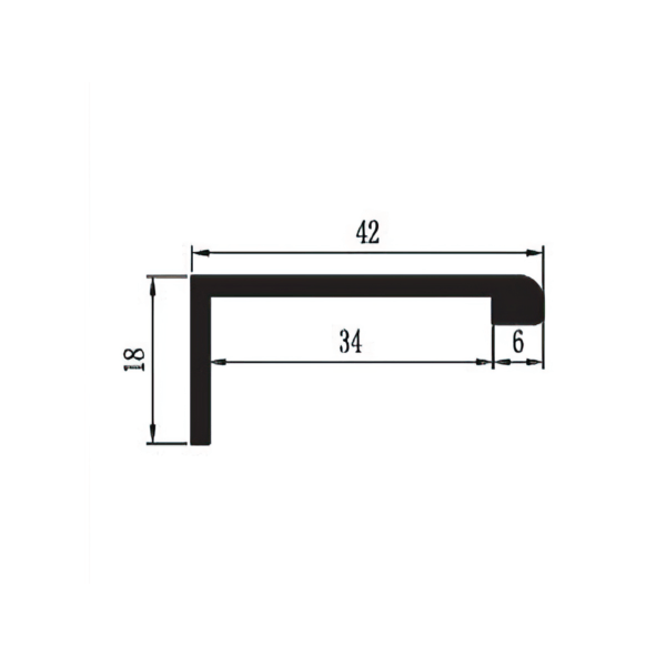 Aluminium L Handle Profile