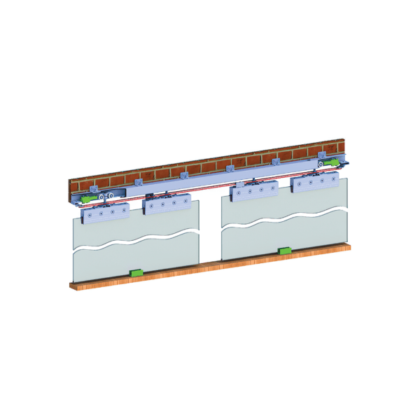 HSK 100C Glass Synchro - 100 KG ( 2 Door Kit)