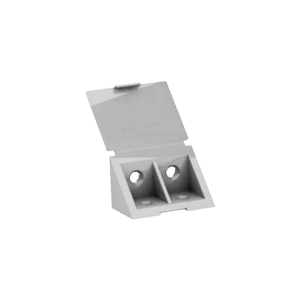 Plastic Corner Connector White