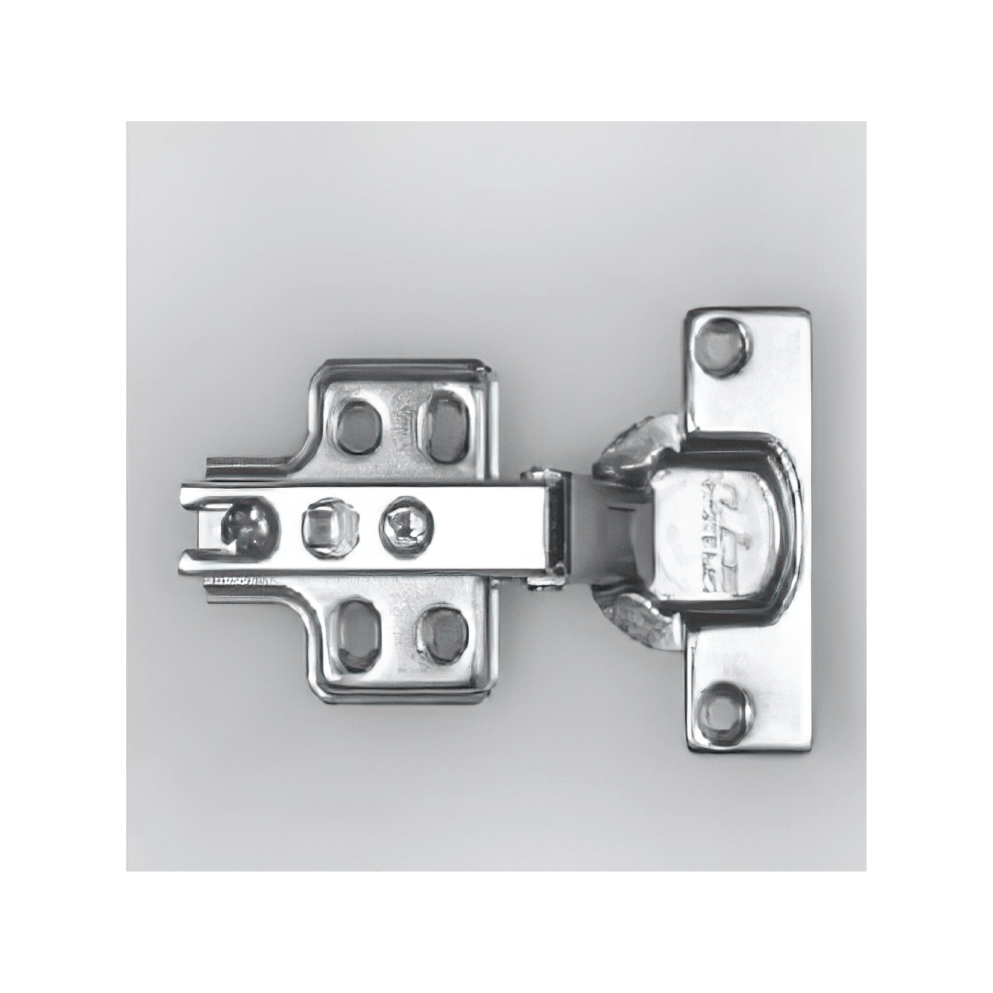 Regular Hinge With 4 Hole Mounting Plate – Slide Systems Inc.